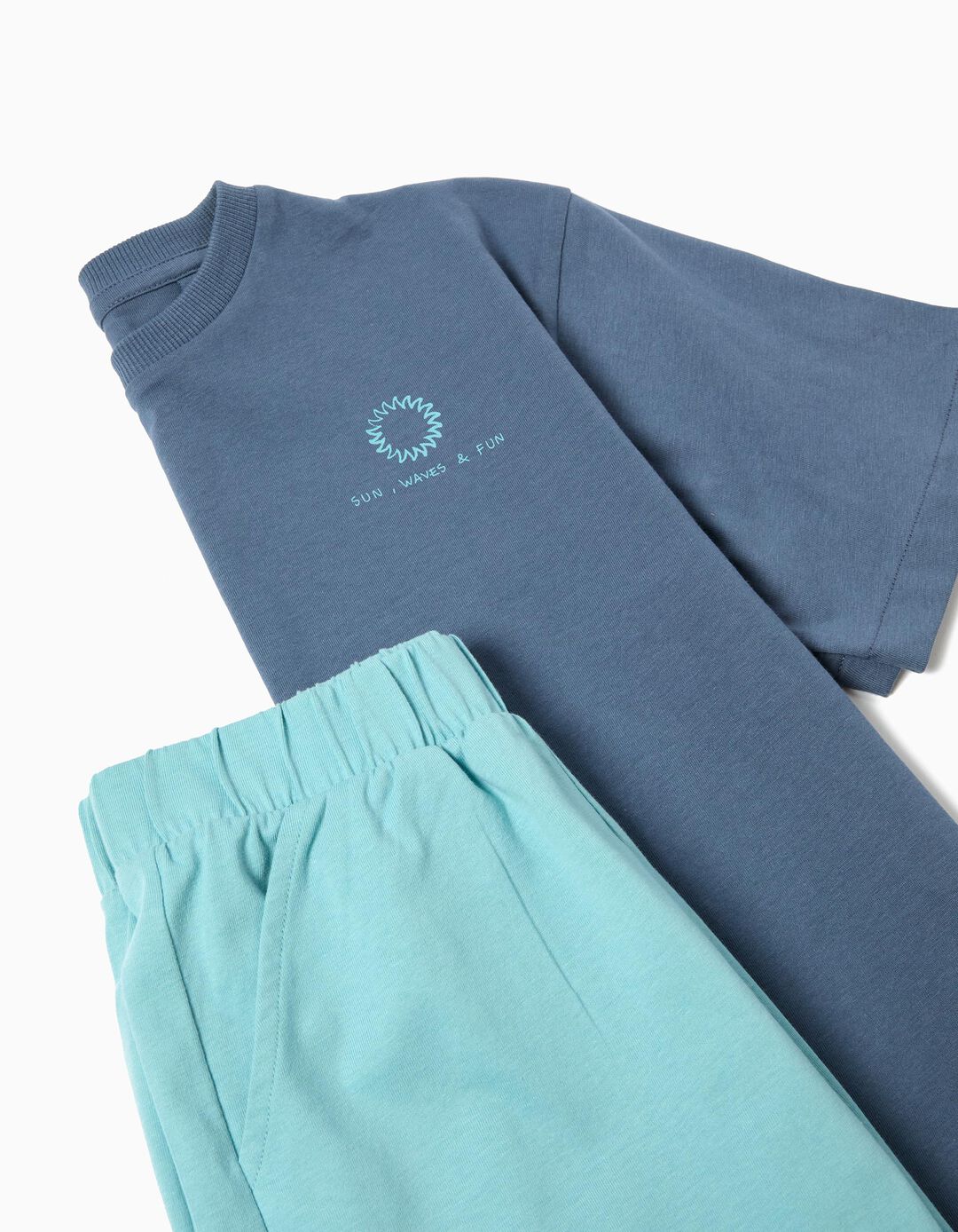 Conjunto T-Shirt e Calções, Menino, Azul