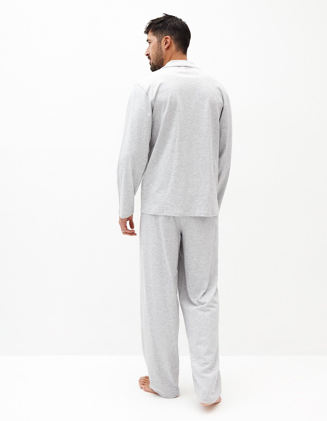 Pijama Jersey, Homem, Cinzento Claro