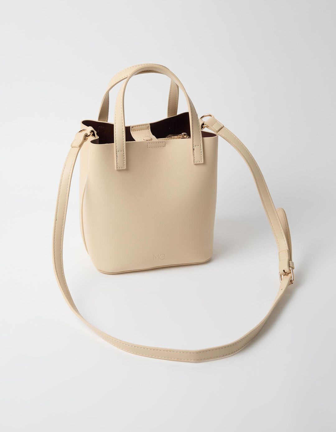 Mala Bucket Mini, Mulher, Bege