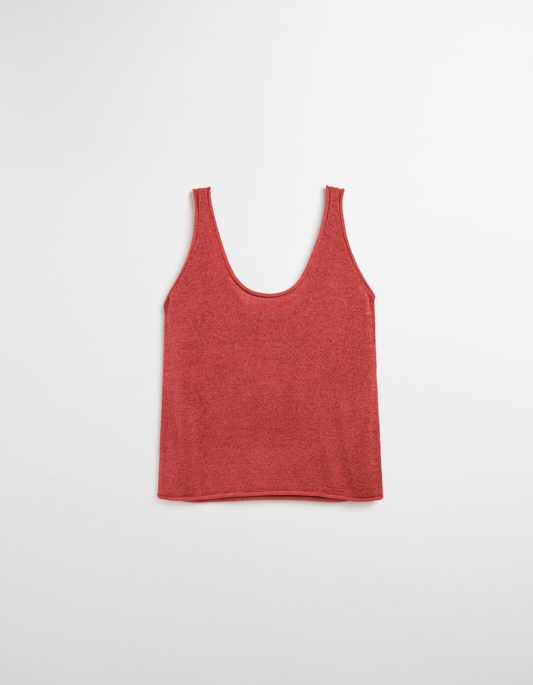 Top de Malha, Mulher, Vermelho Escuro 