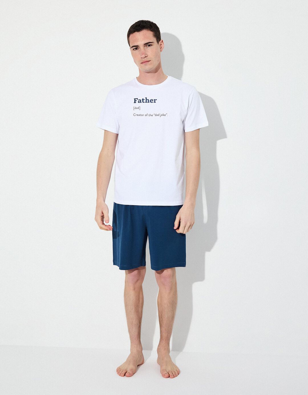 Pijama 'Pai', Homem, Branco