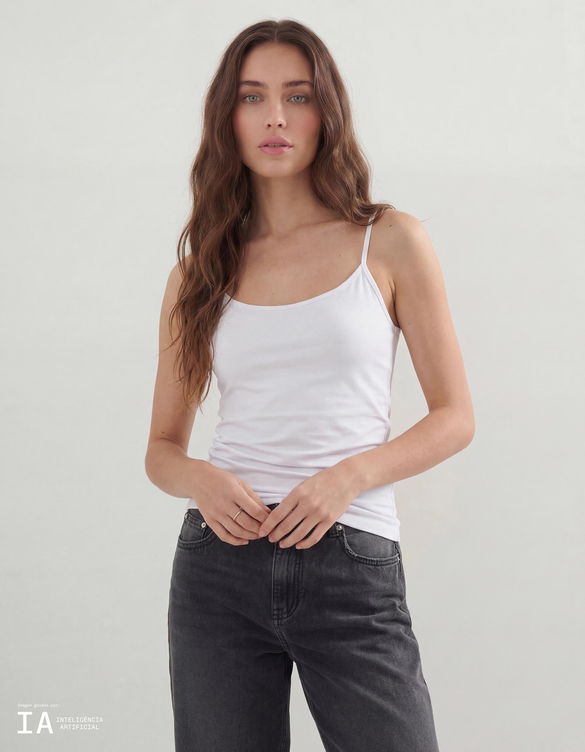 Comprar Online Top, Mulher, Branco