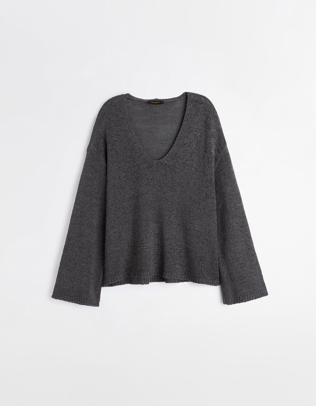 Camisola de Malha, Mulher, Cinzento Escuro