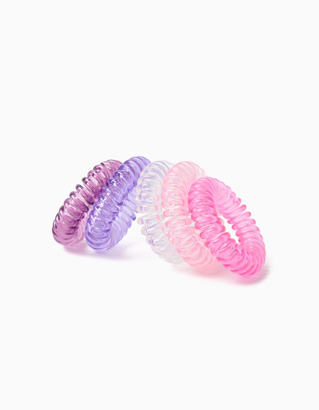 Pack 5 El&aacute;sticos de Cabelo, Menina, Multicor