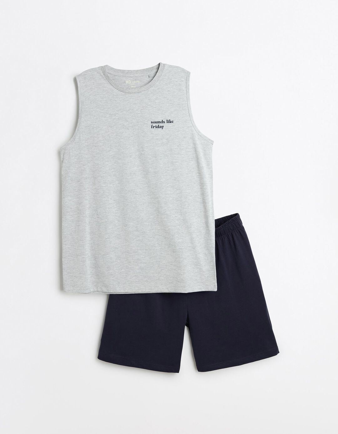 Pijama, Homem, Cinzento Claro