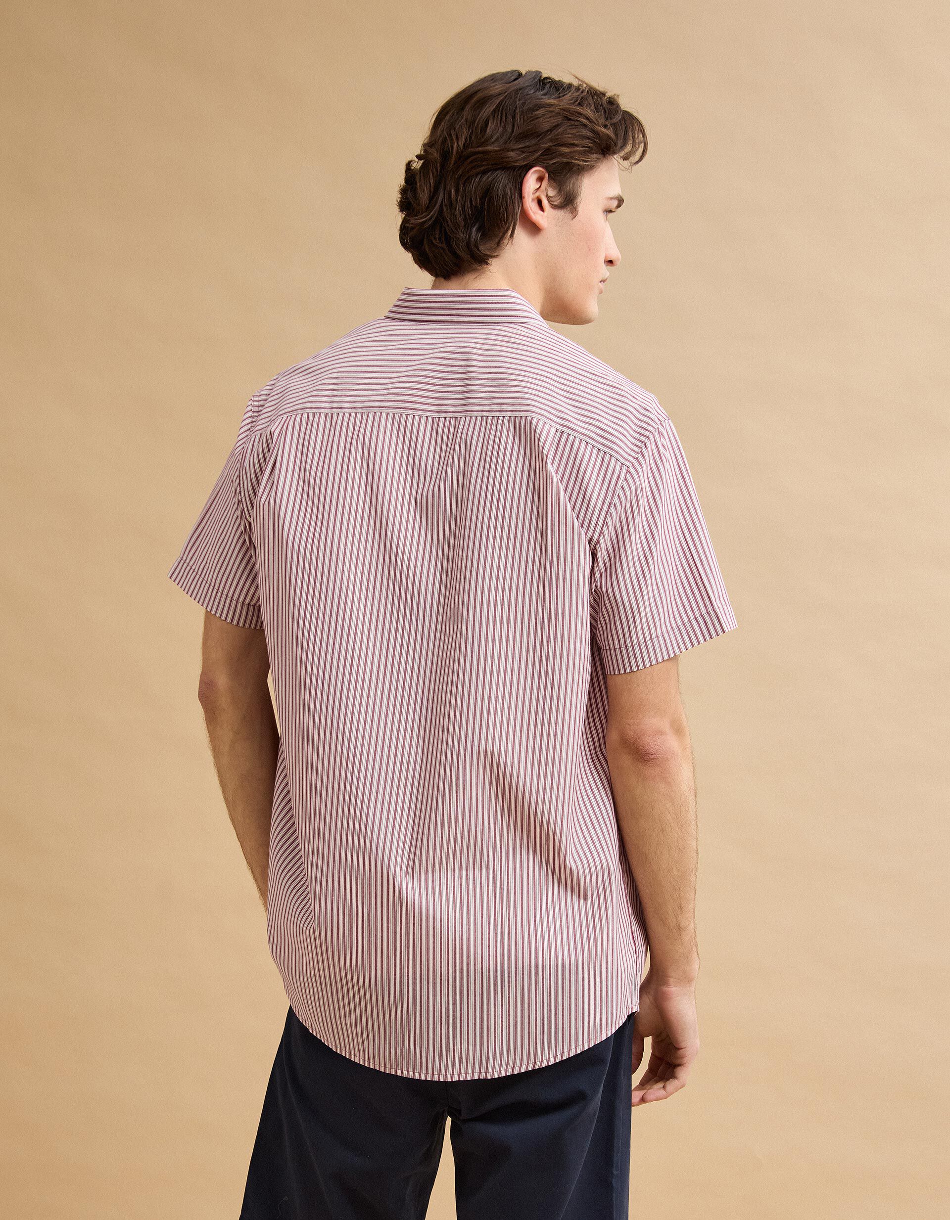 Comprar Online Camisa Manga Curta, Homem, Vermelho Escuro