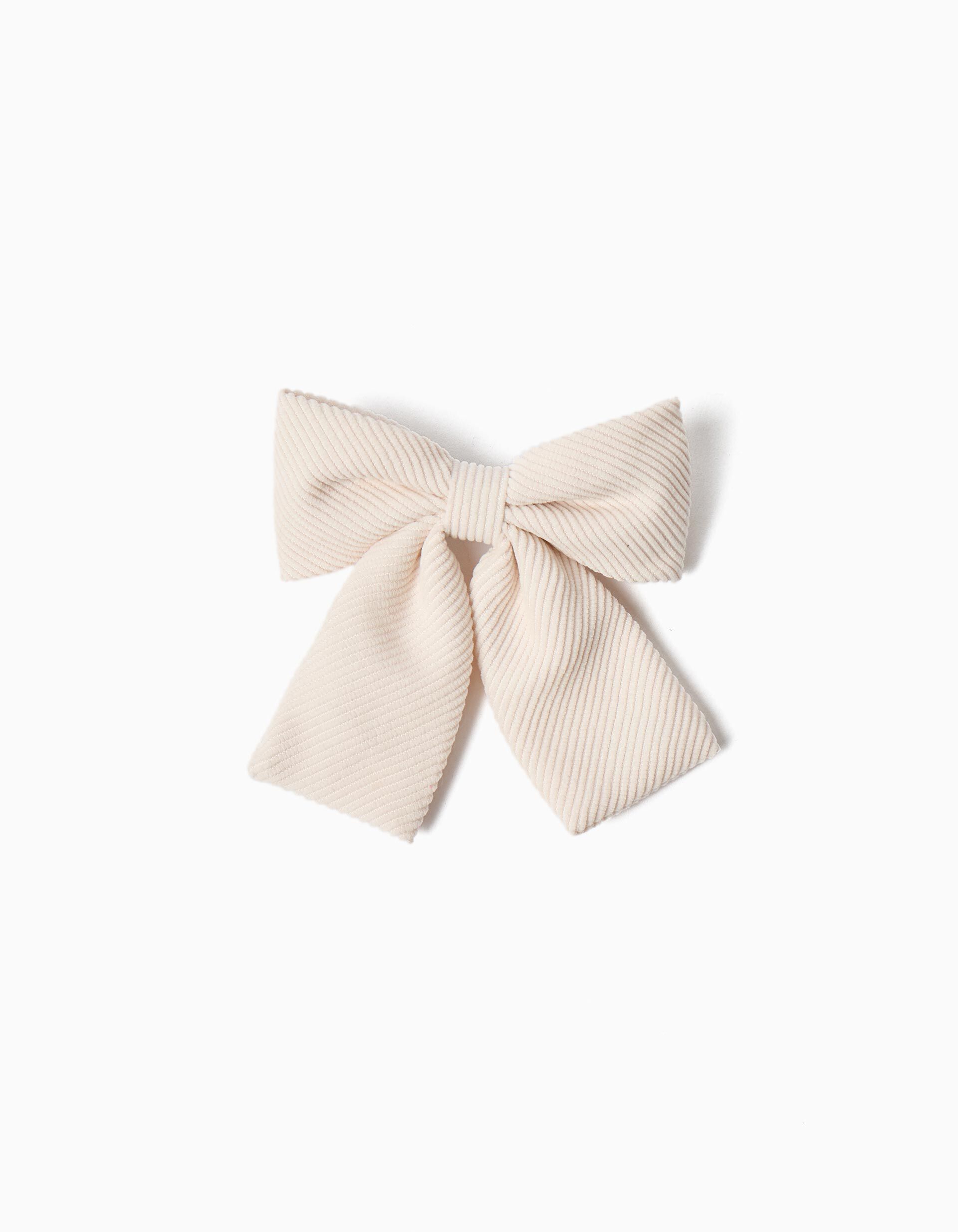 Comprar Online Gancho De Cabelo Com La&ccedil;o, Menina, Bege