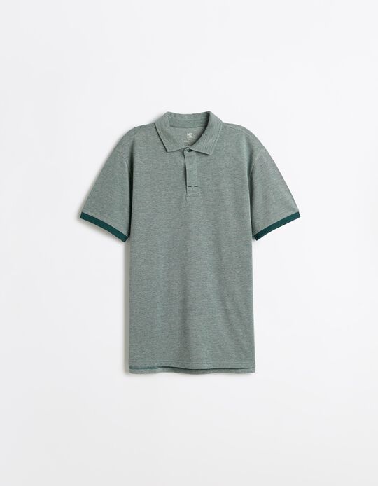 Comprar Online Polo Oxford Piquet, Homem, Verde Escuro