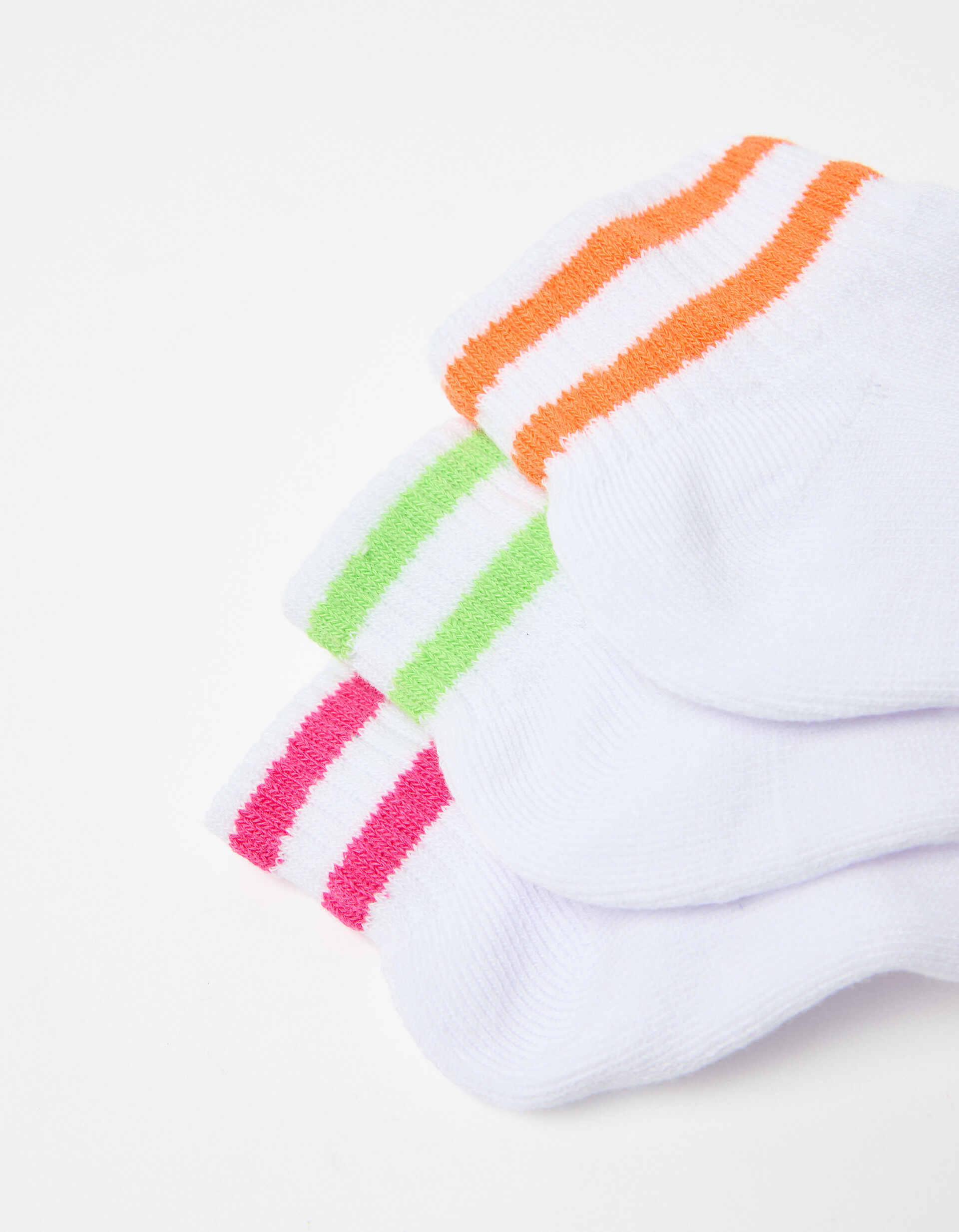 Comprar Online Pack 3 Pares de Meias Tornozelo, Mulher, Branco