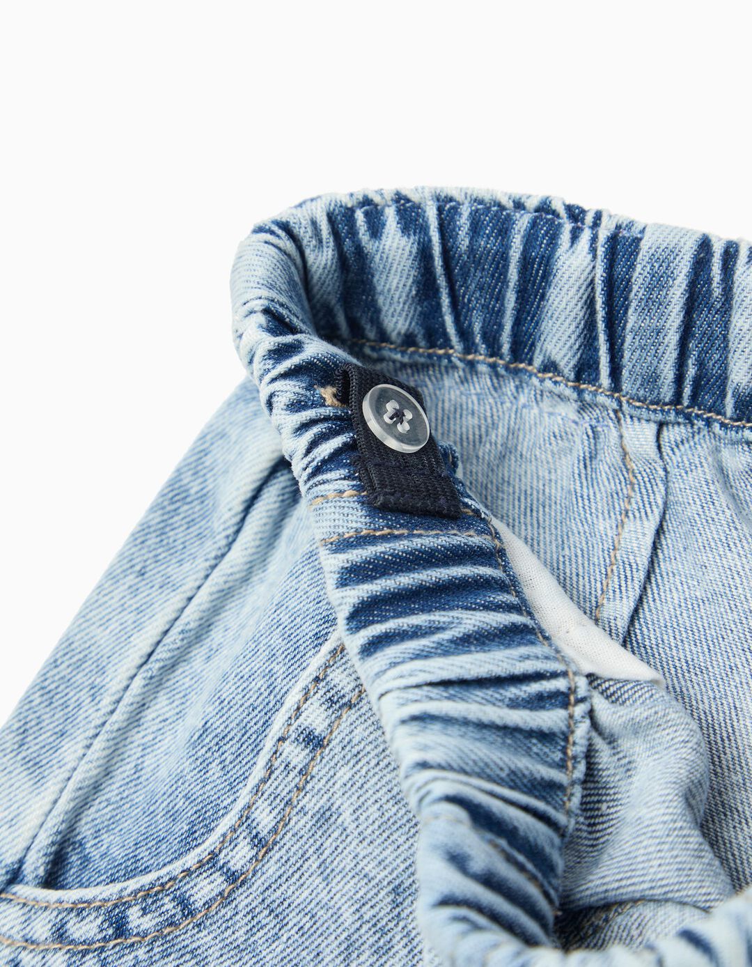 Cal&ccedil;as de Ganga Wide Leg, Menina, Azul Claro