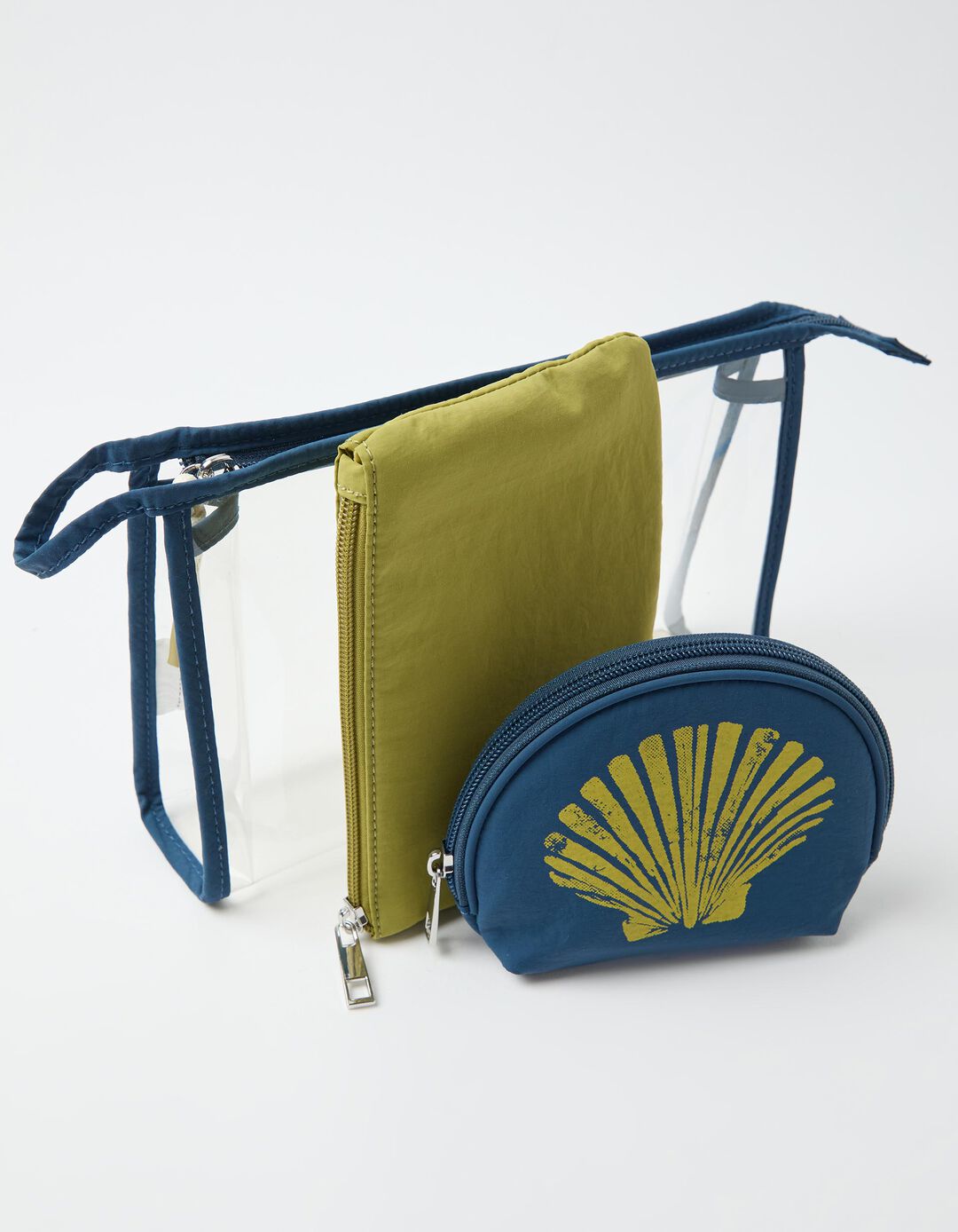 Bolsa Cosm&eacute;ticos, Mulher, Azul