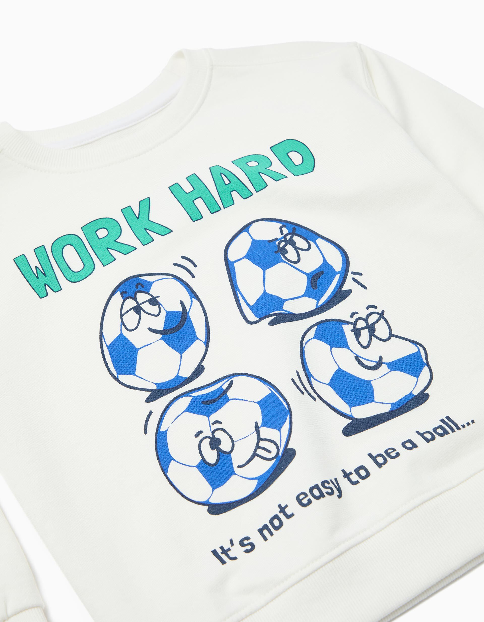 Comprar Online Sweatshirt de Felpa, Menino, Branco