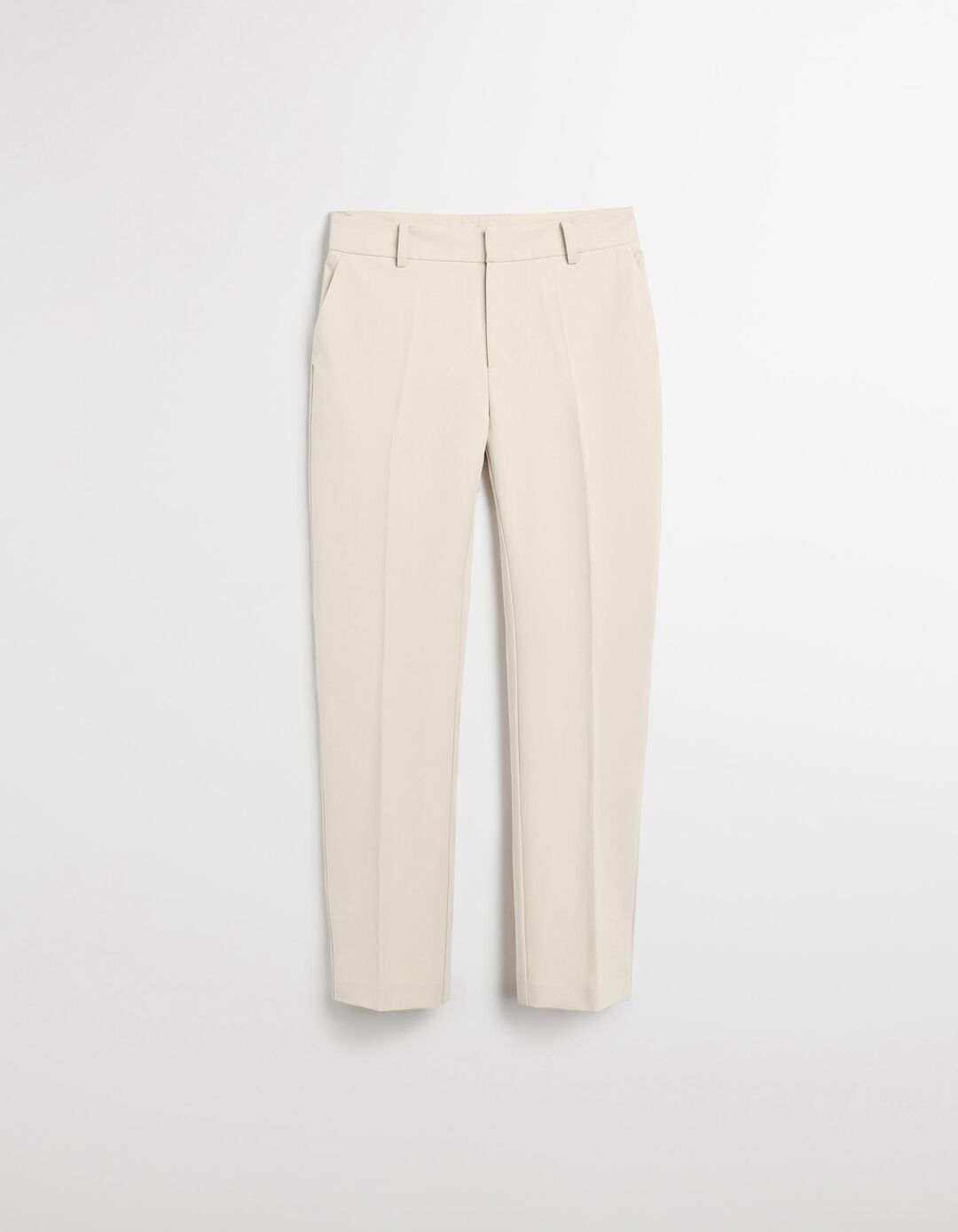 Cal&ccedil;as 'Tailored', Mulher, Bege Claro