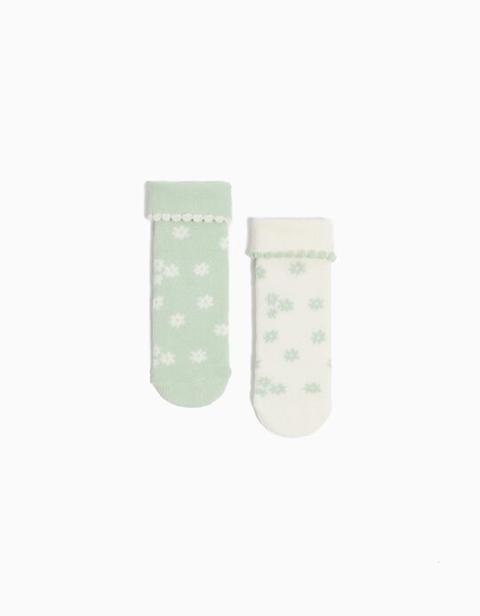 Comprar Online Pack 2 Pares de Meias Antiderrapantes, Menina, Multicor