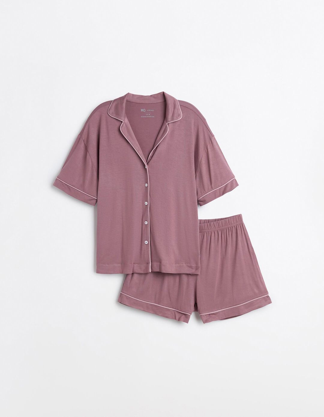 Pijama Em Viscose, Mulher, Rosa