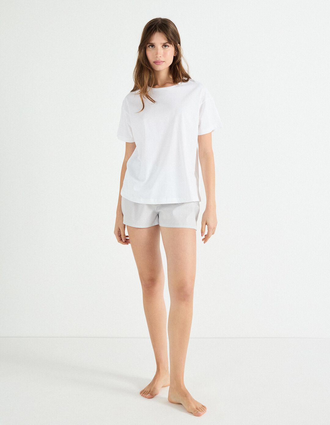 Pijama, Mulher, Branco