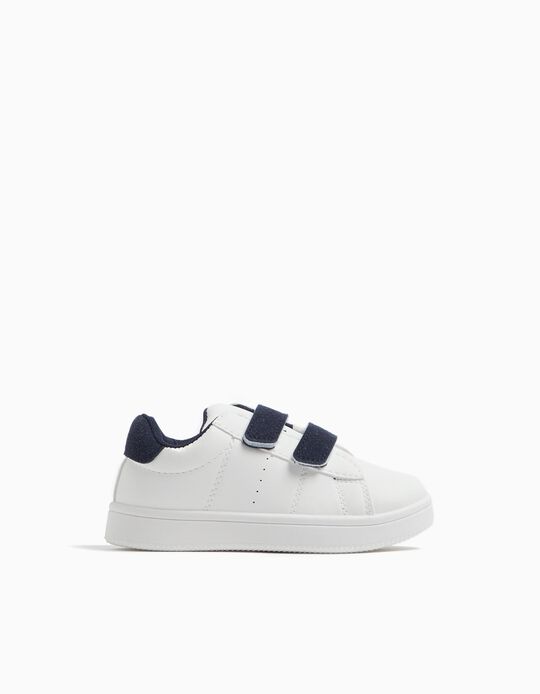 Comprar Online Sapatilhas Contraste Velcros, Bebé, Azul Escuro
