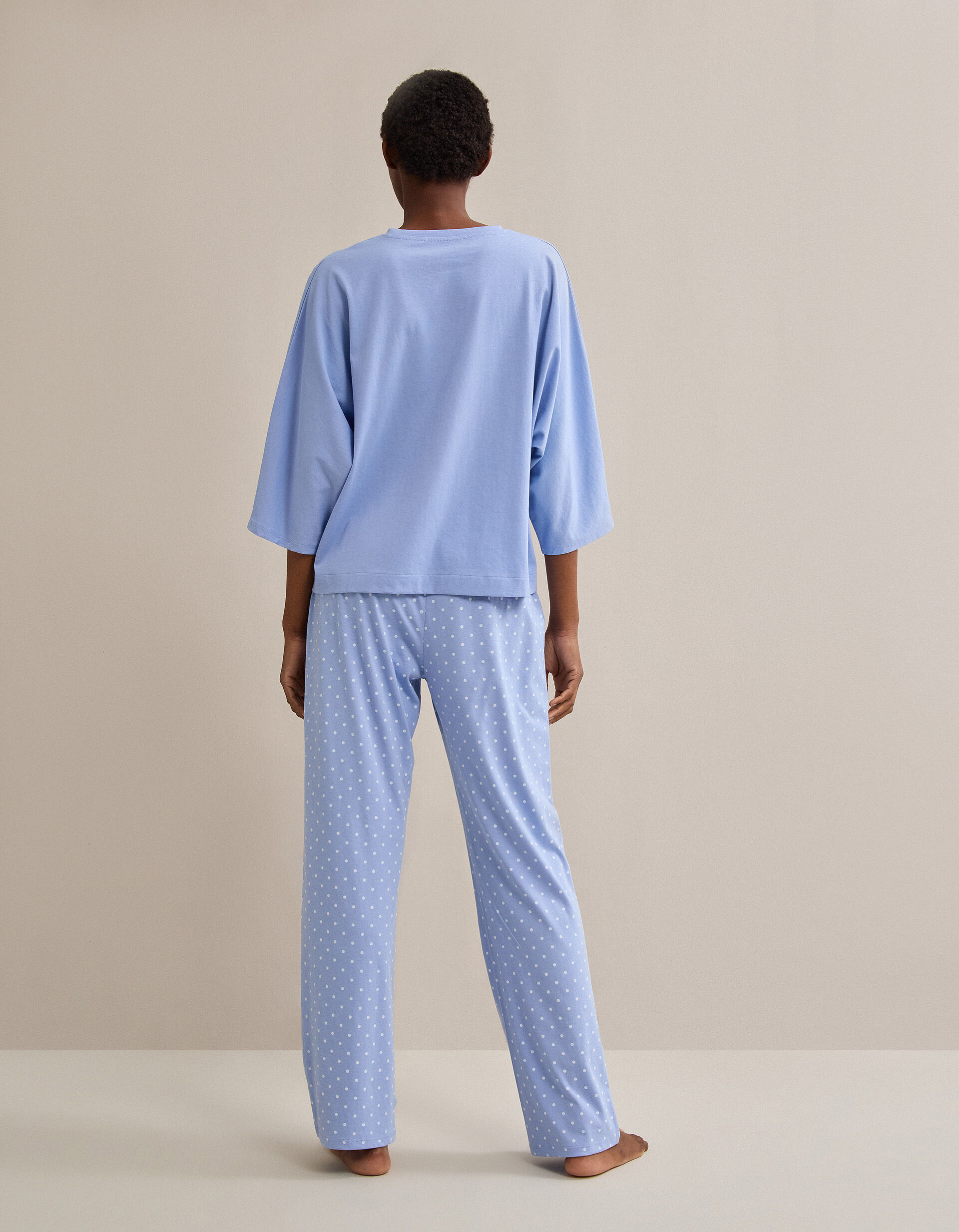 Comprar Online Pijama com Bolinhas, Mulher, Azul Claro