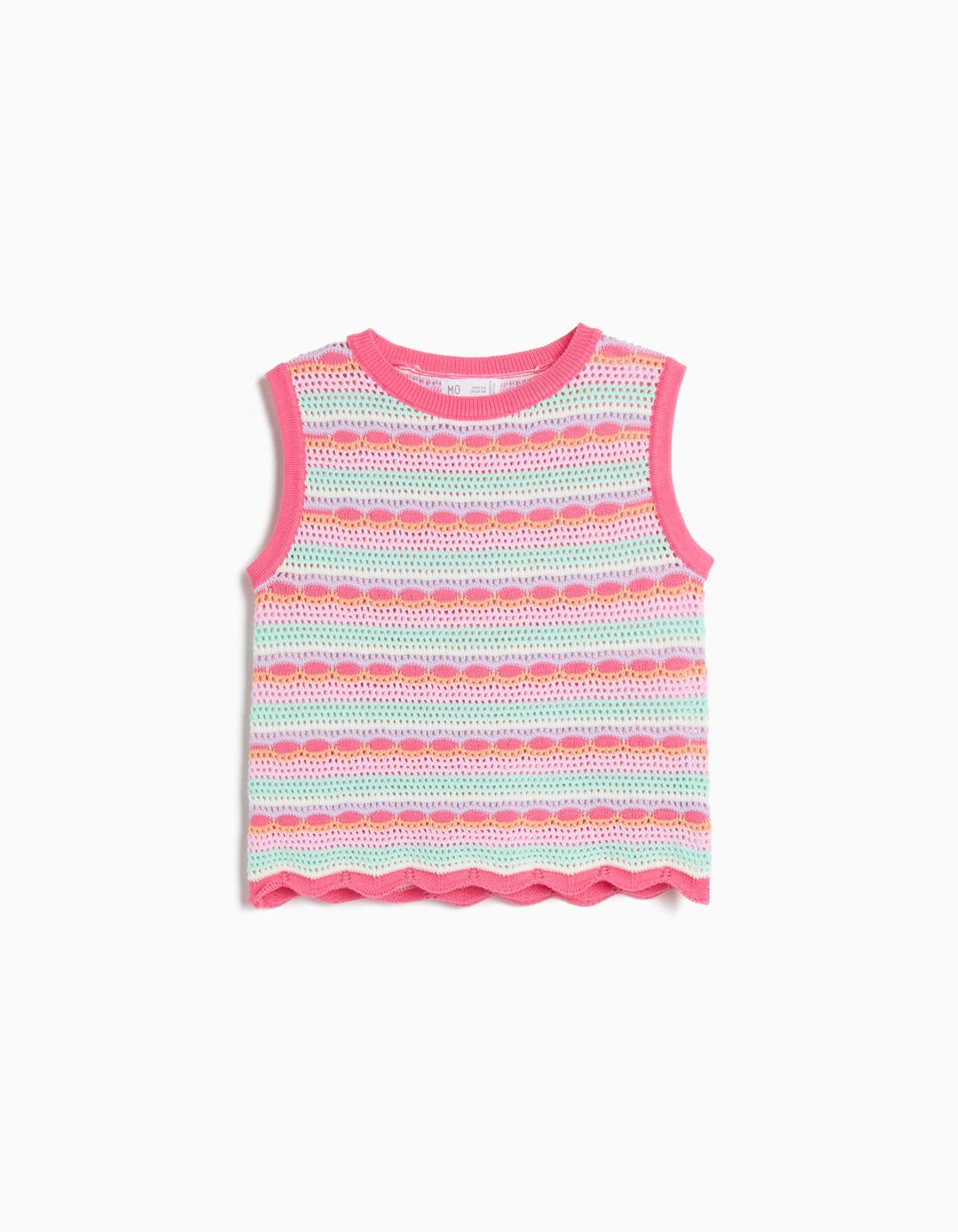 Top Crochet, Menina, Roxo Claro