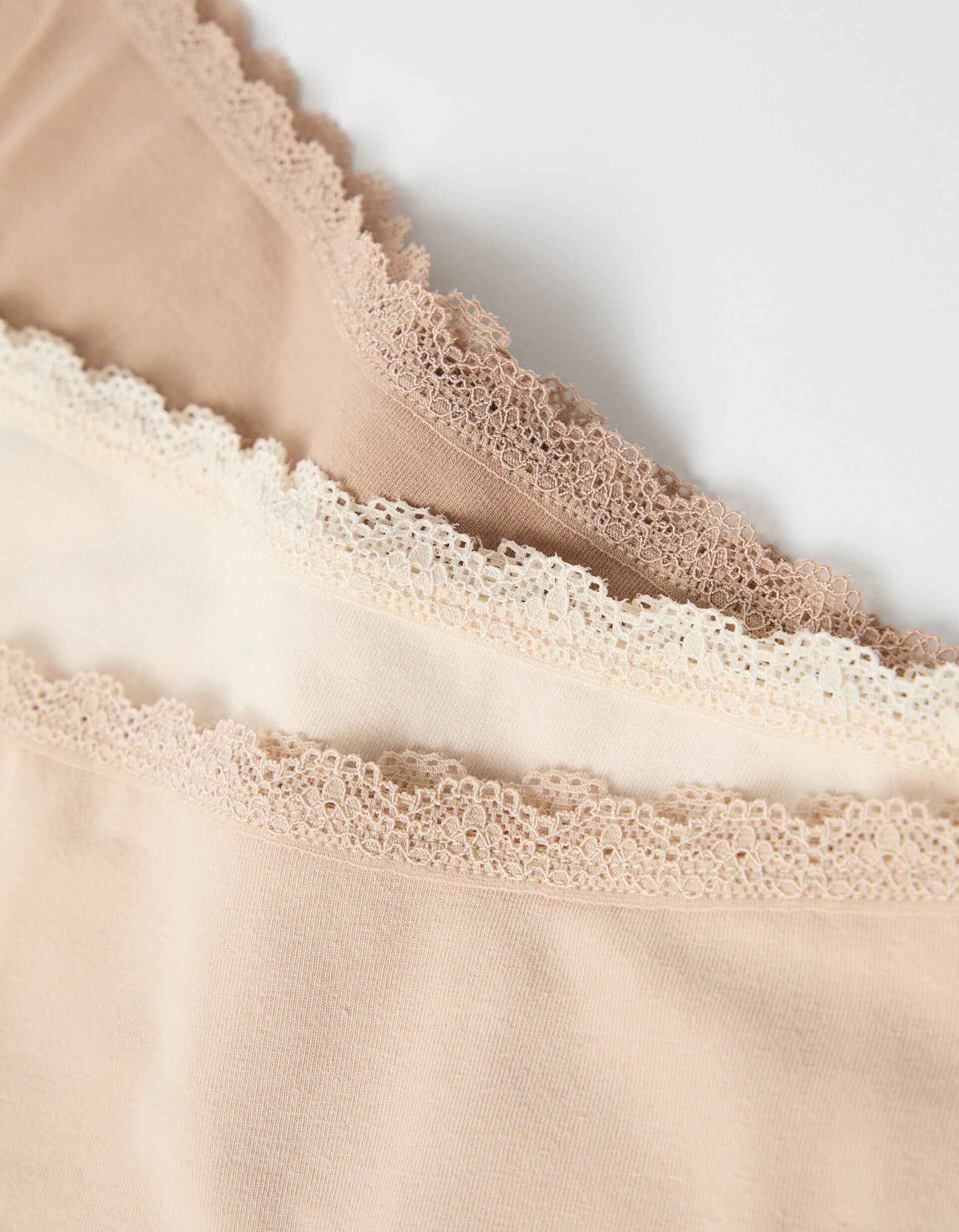 Comprar Online Pack 3 Cuecas 'Brief', Mulher, Bege
