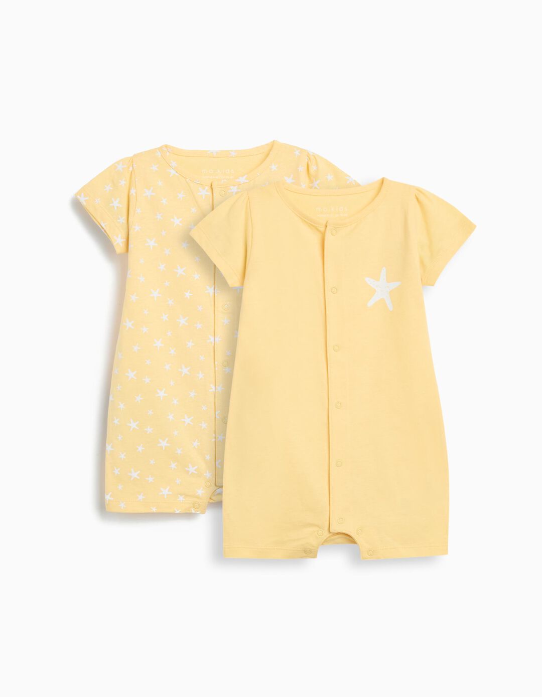 Pack 2 Macacões, Menina, Amarelo