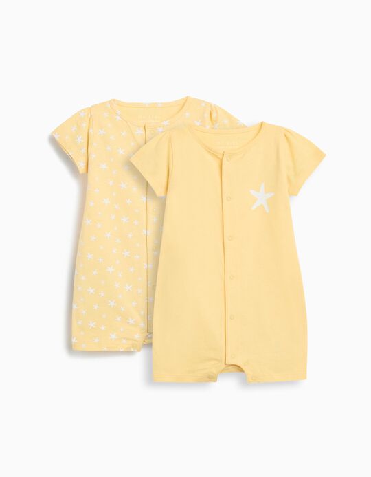 Comprar Online Pack 2 Macacões, Menina, Amarelo