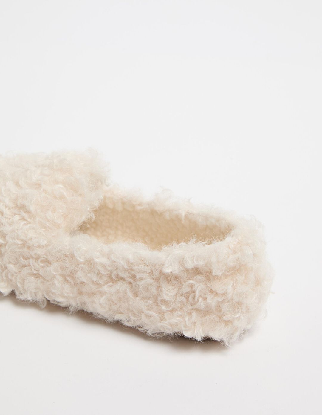 Pantufas Sherpa, Mulher, Branco