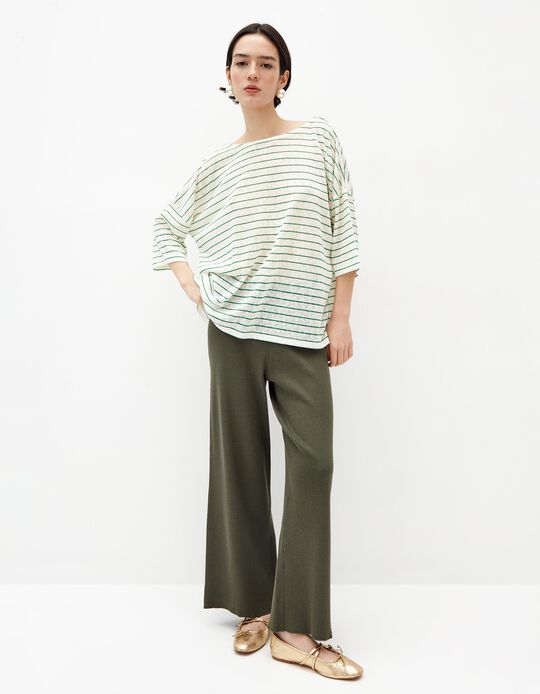 Comprar Online Calças Malha, Mulher, Verde Escuro
