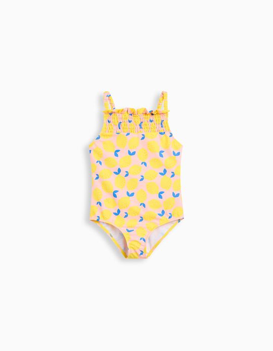 Comprar Online Fato de Banho, Menina, Amarelo Escuro 