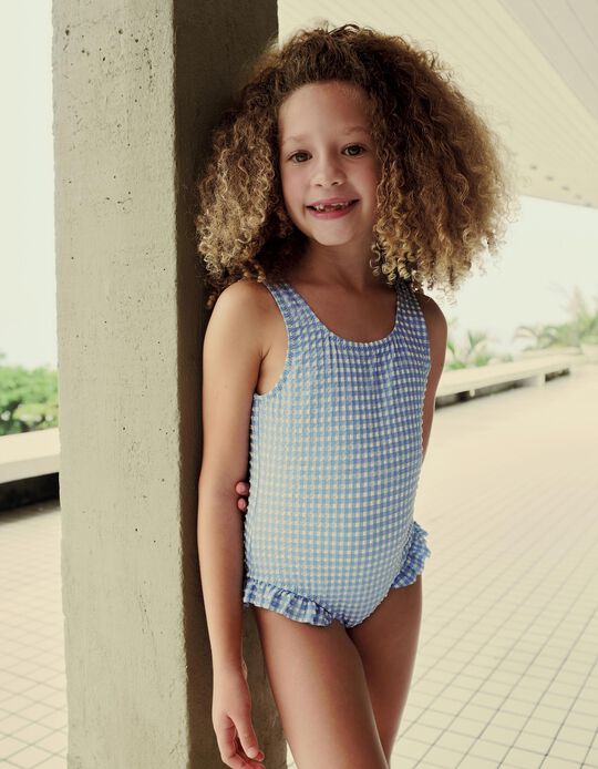 Comprar Online Fato de Banho, Menina, Azul Claro