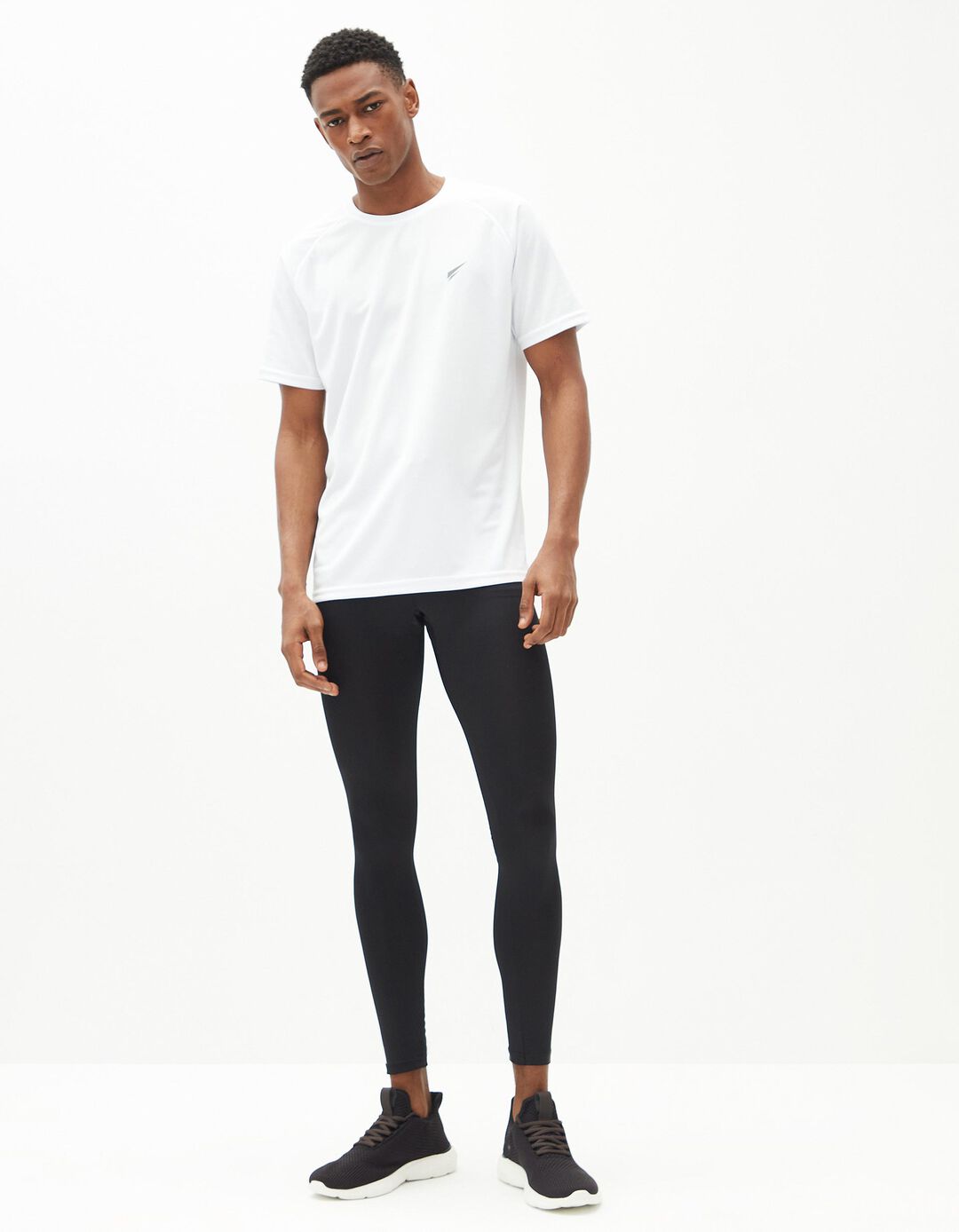 Leggings Desporto, Homem, Preto