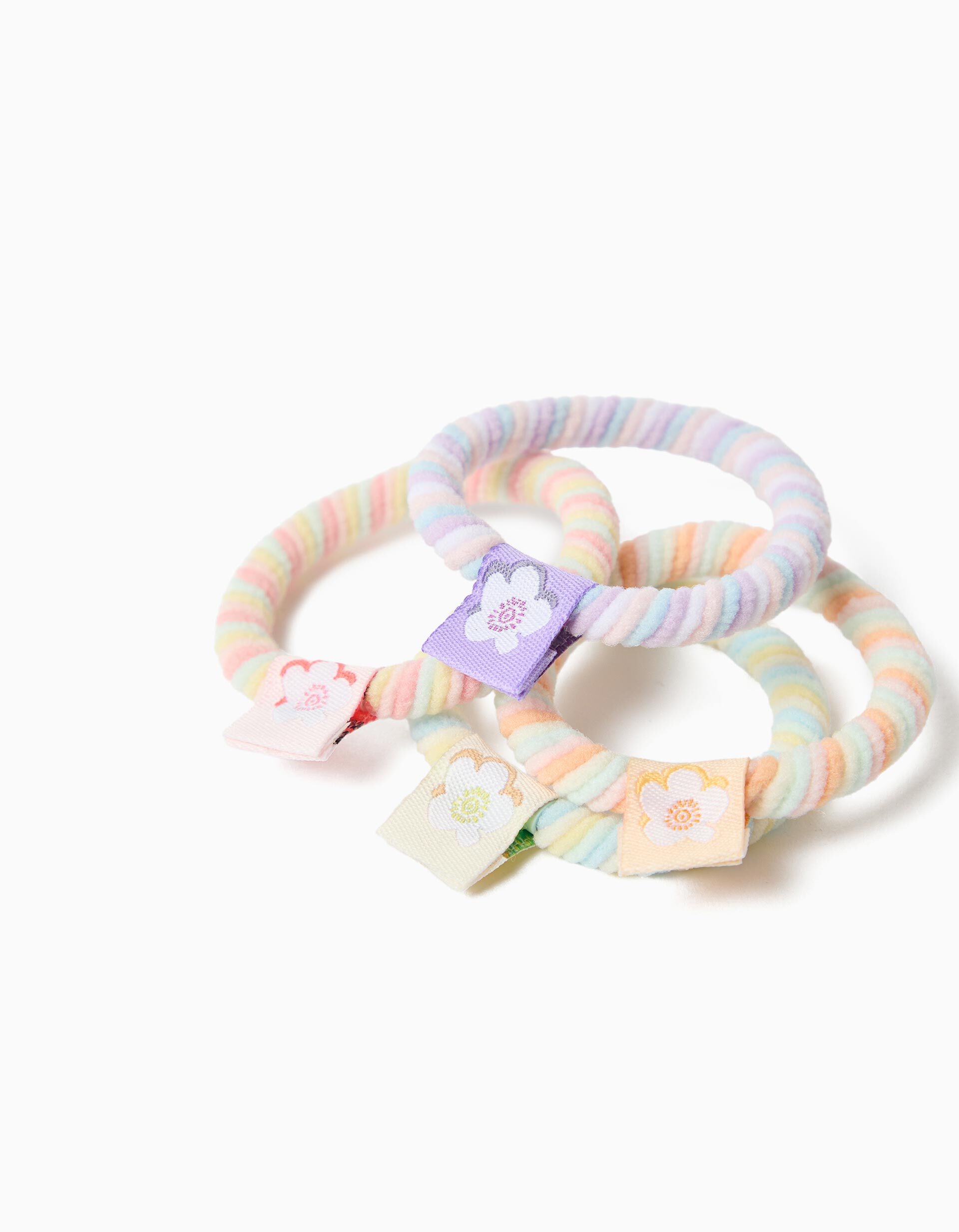 Comprar Online Pack 4 El&aacute;sticos, Menina, Multicor