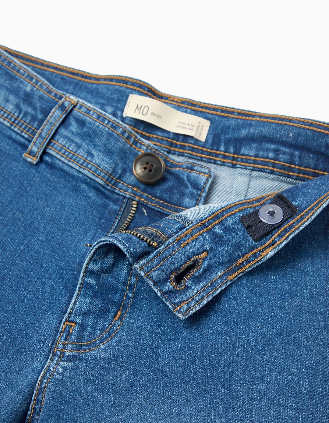 Cal&ccedil;as Marine, Menina, Azul 