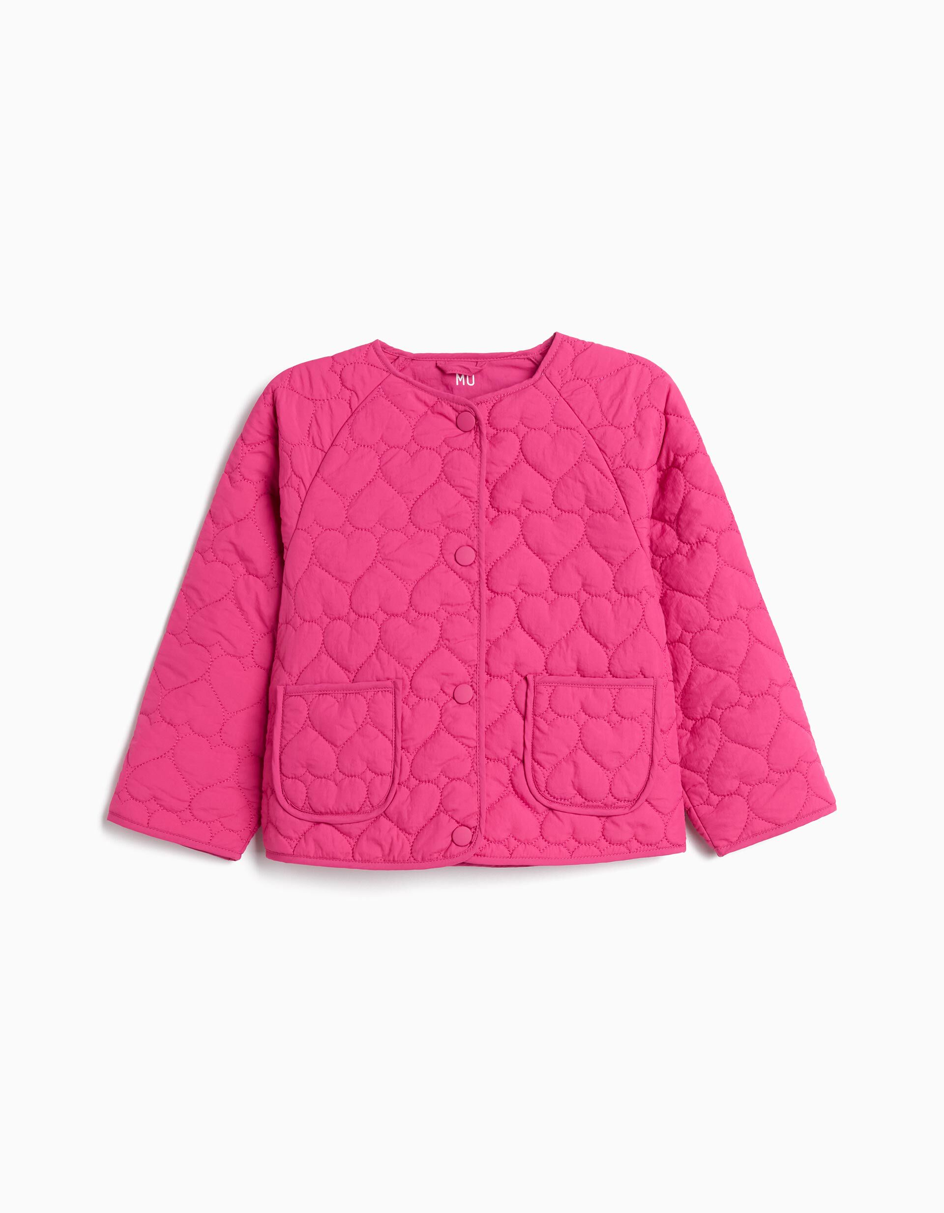 Comprar Online Casaco Acolchoado, Menina, Rosa Escuro