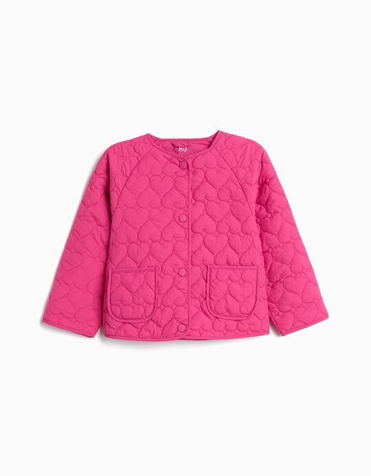 Comprar Online Casaco Acolchoado, Menina, Rosa Escuro