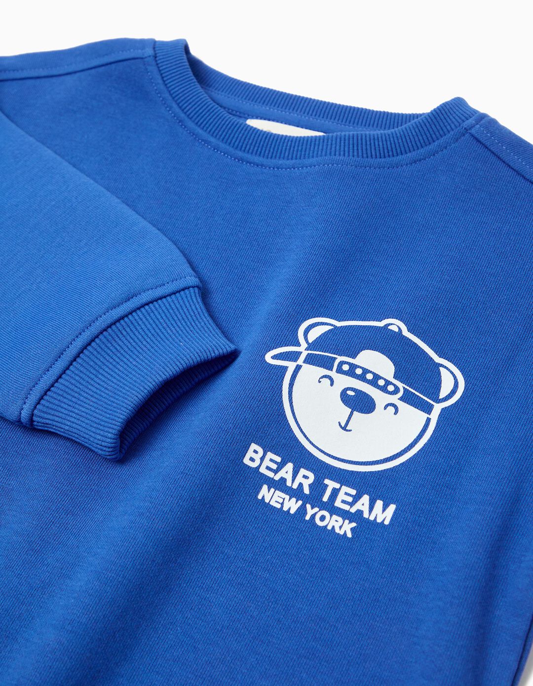 Sweatshirt de Felpa, Menino, Azul