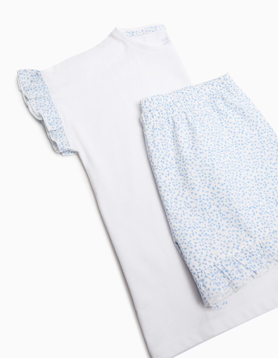 Pijama Jersey, Menina, Branco