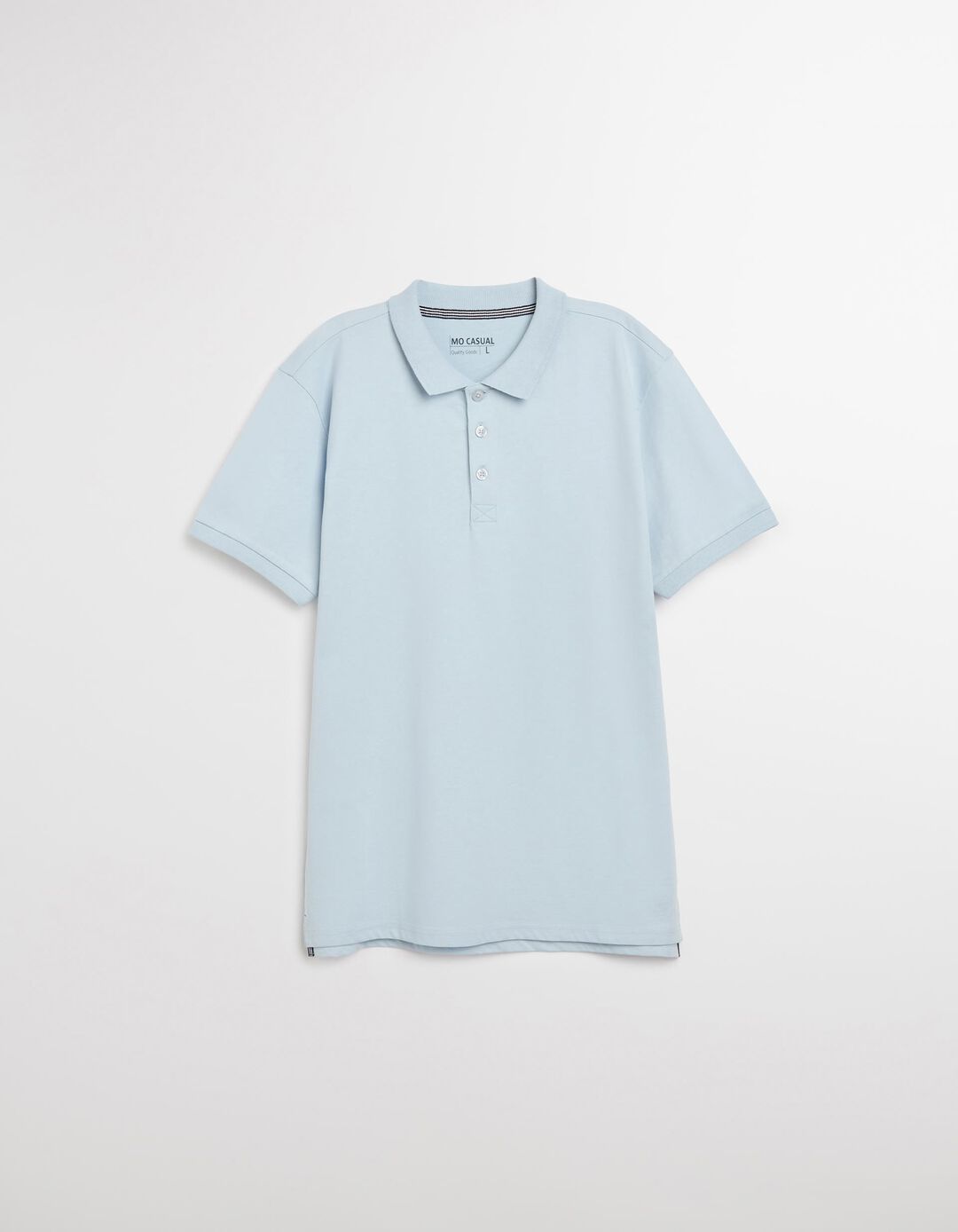 Polo Jersey, Homem, Azul Claro 