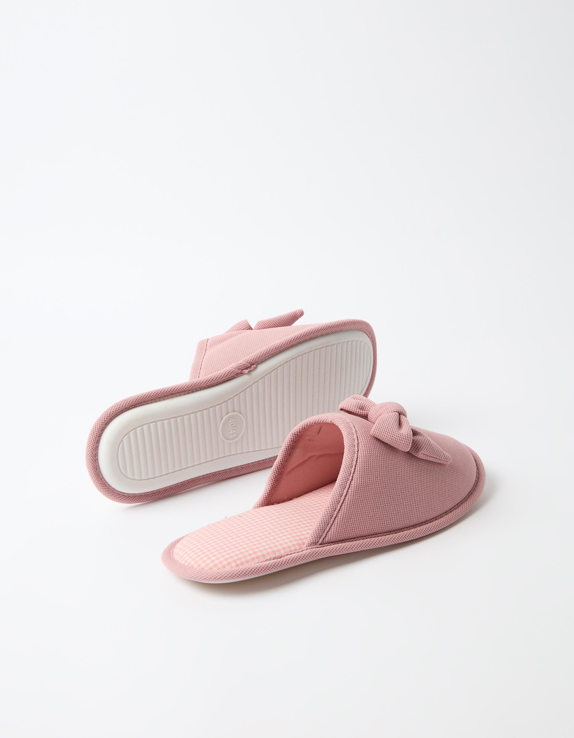 Comprar Online Chinelos De Quarto Vichy, Mulher, Rosa