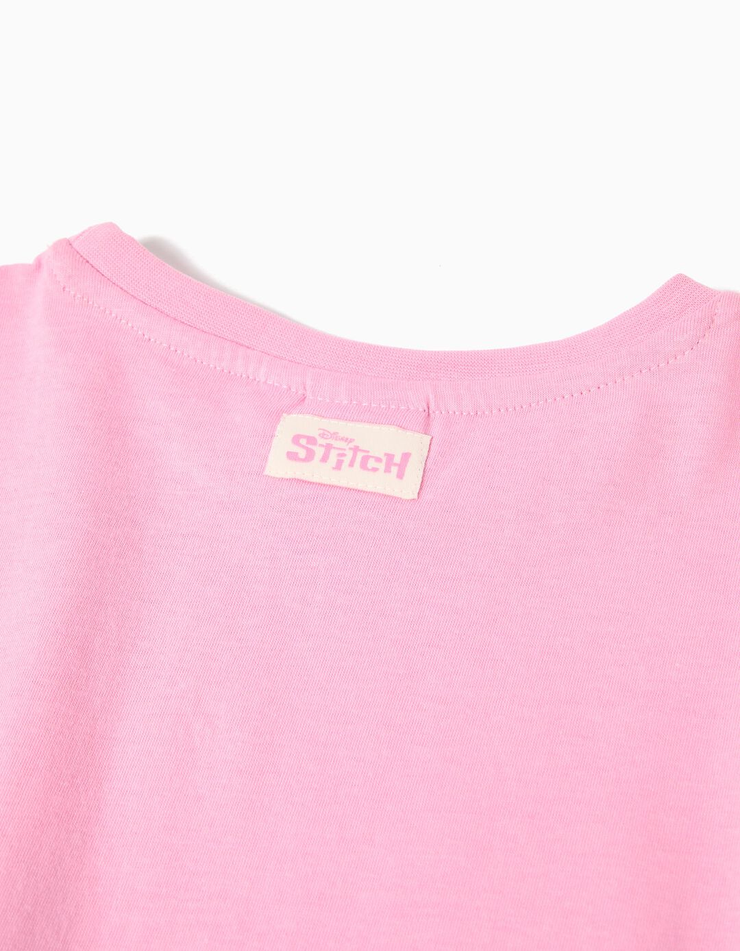 T-shirt de Manga Comprida 'Stitch', Menina, Rosa