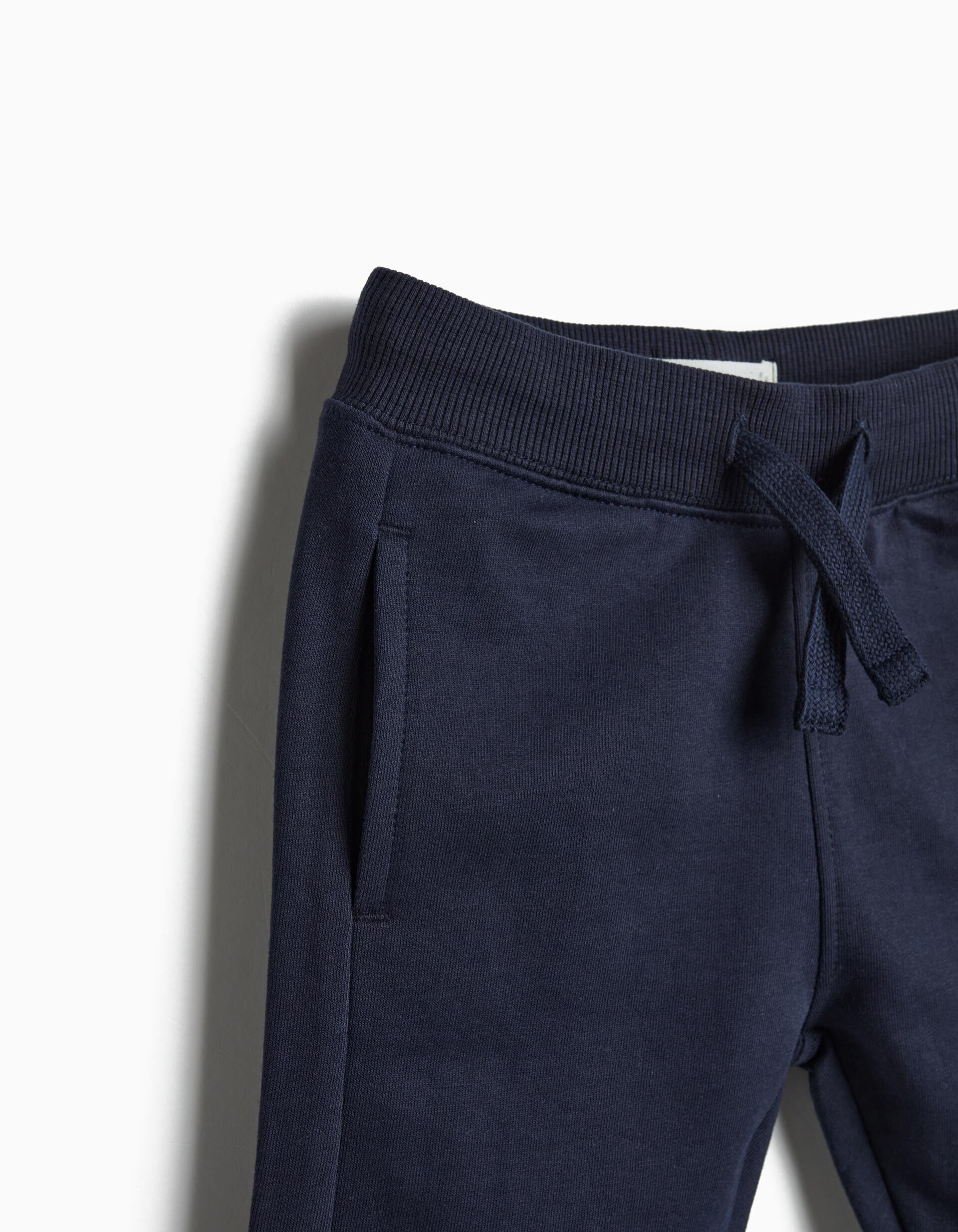 Comprar Online Cal&ccedil;as de Felpa, Menino, Azul Escuro