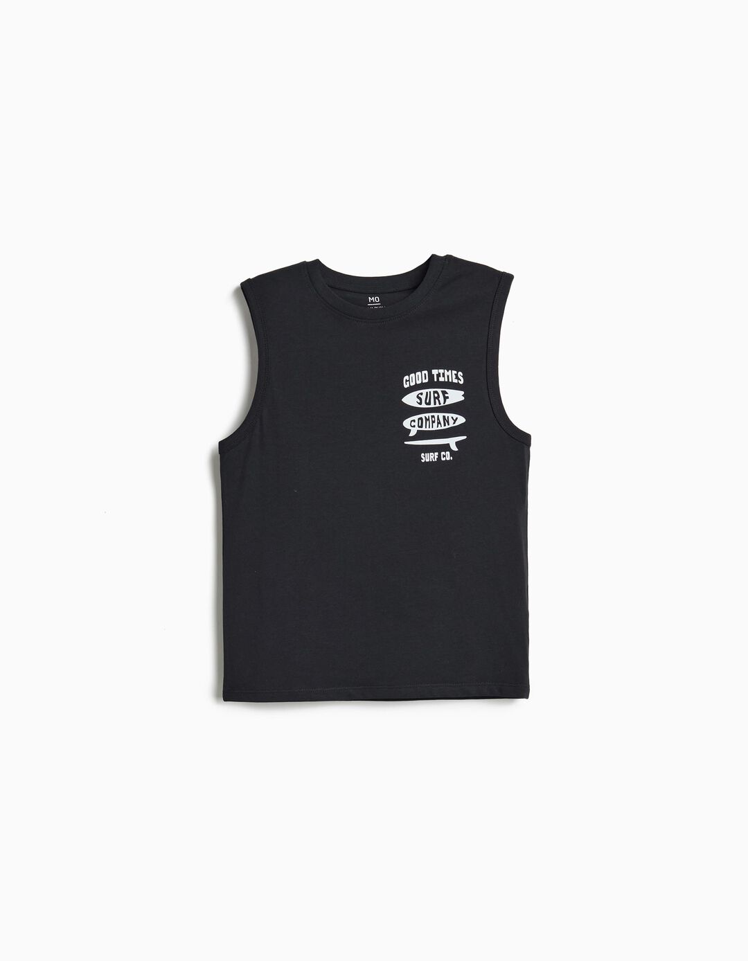 T-shirt Estampada, Menino, Preto