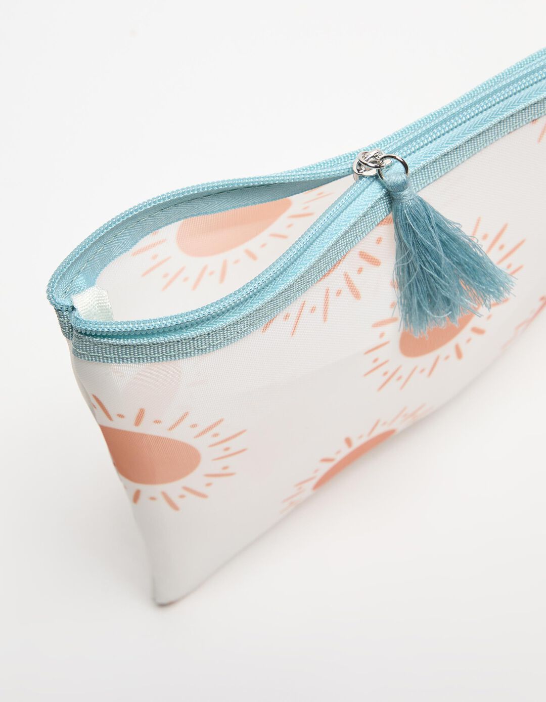 Necessaire em Rede, Mulher, Azul Claro