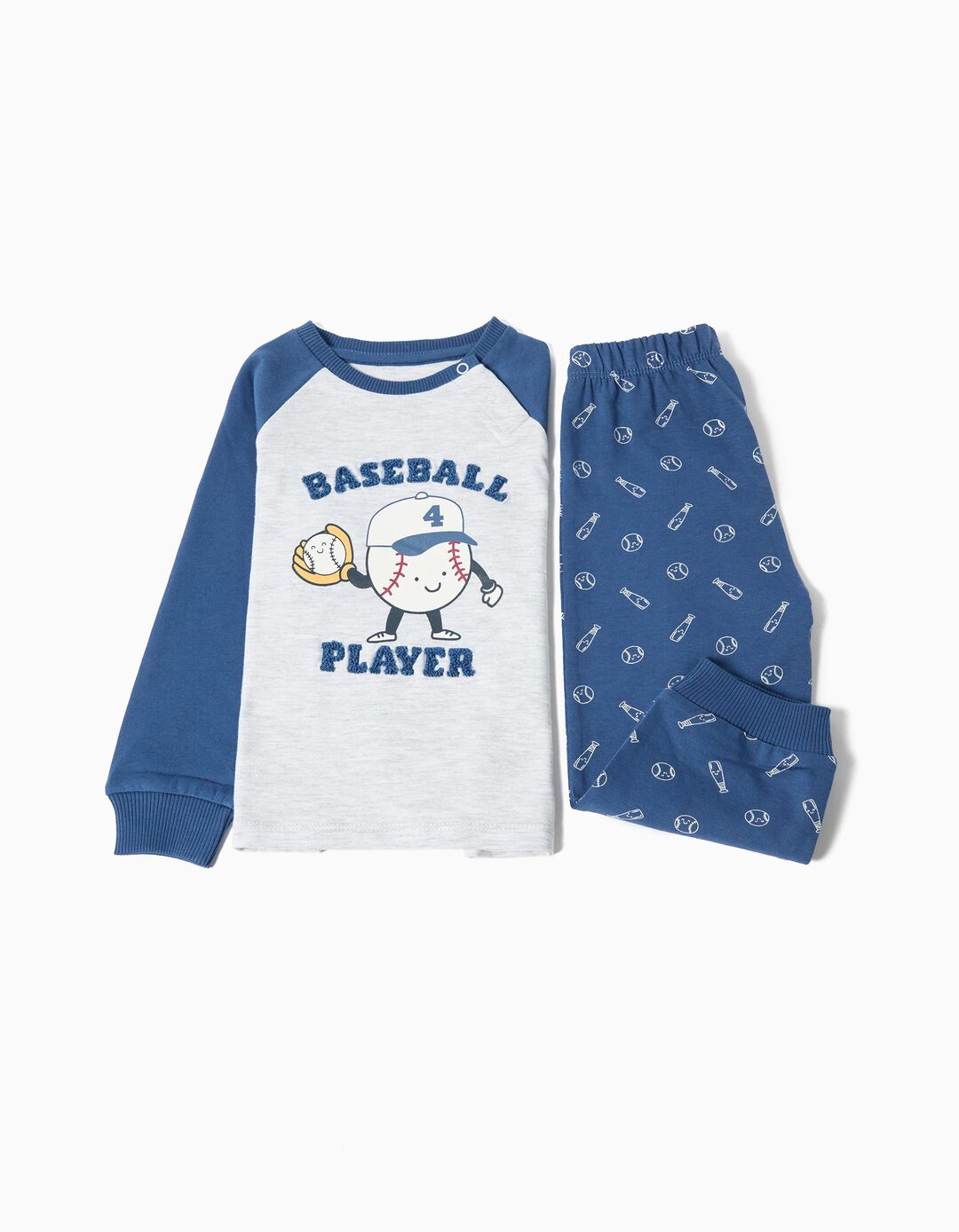 Pijama Jersey, Menino, Azul Escuro 