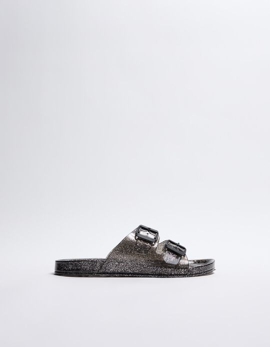 Comprar Online Sandálias com Fivela, Mulher, Preto