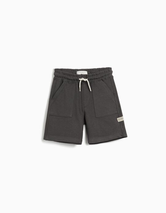 Comprar Online Calções, Menino, Cinzento Escuro 