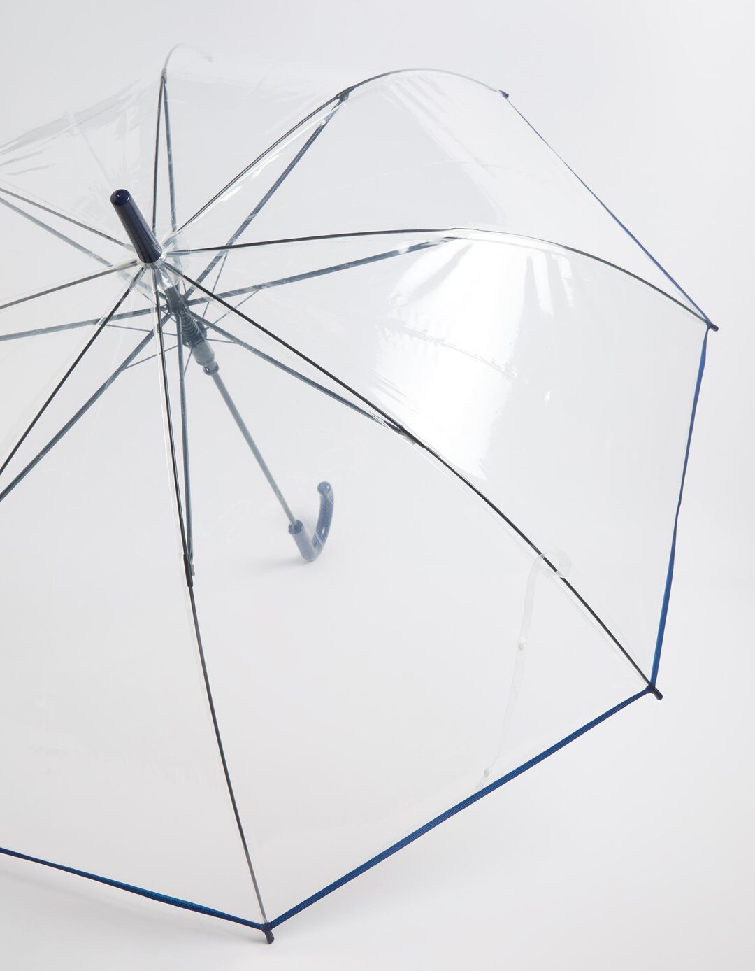 Guarda-Chuva Transparente, Mulher, Azul