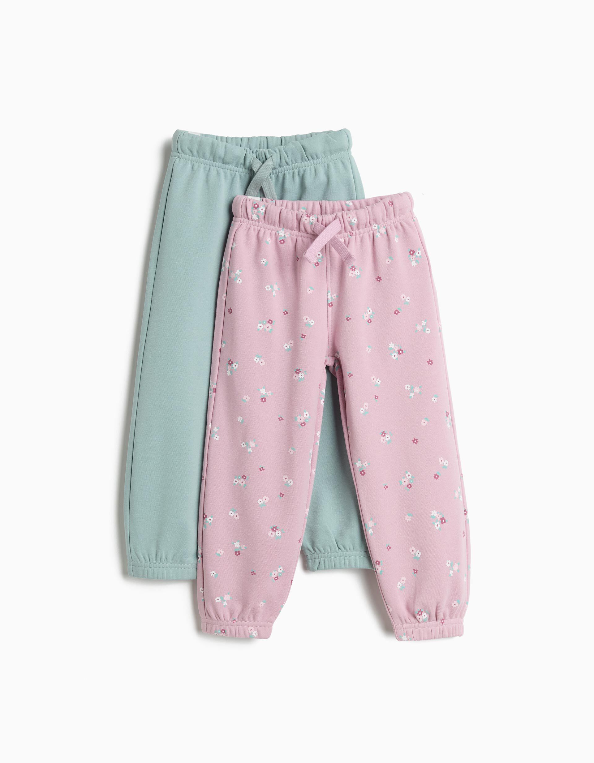 Comprar Online Pack 2 Joggings, Menina, Rosa Claro