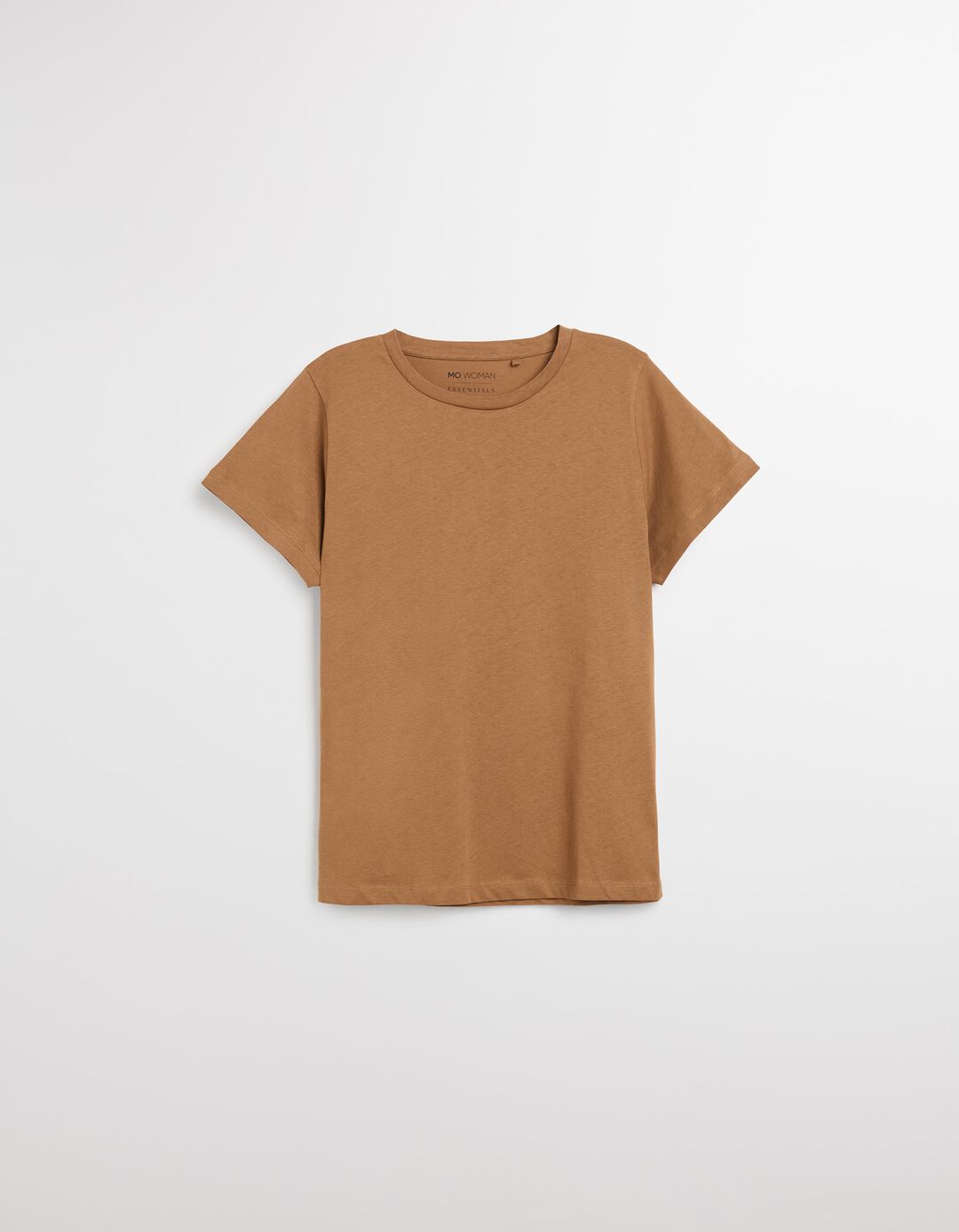 T-shirt, Mulher, Castanho Claro