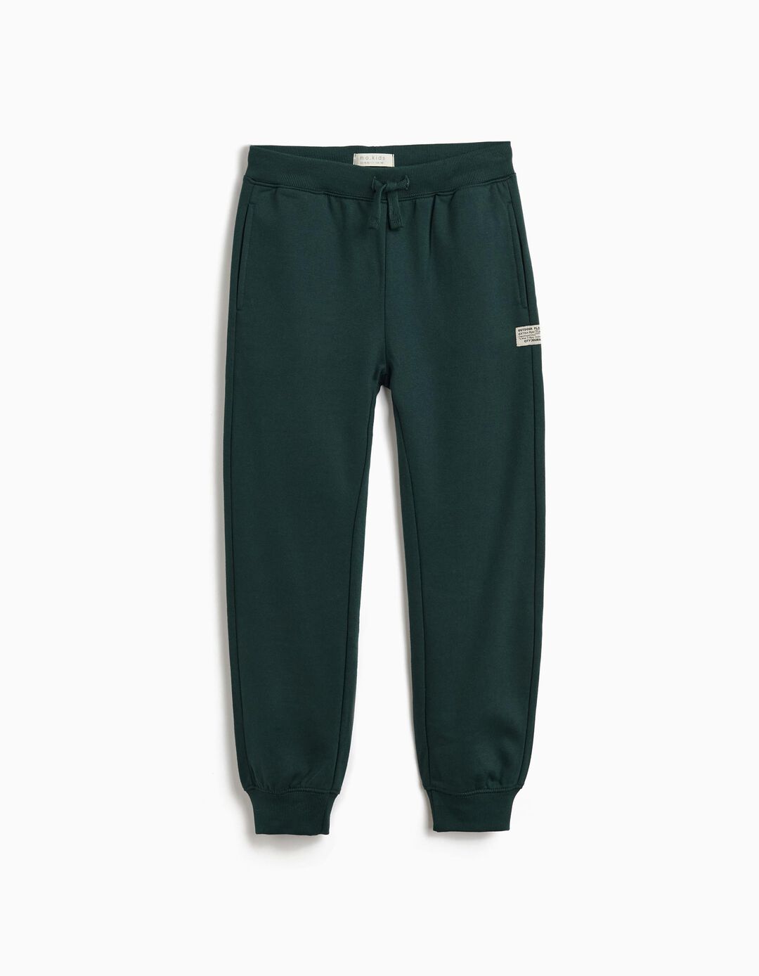 Calças Jogging, Menino, Verde Escuro